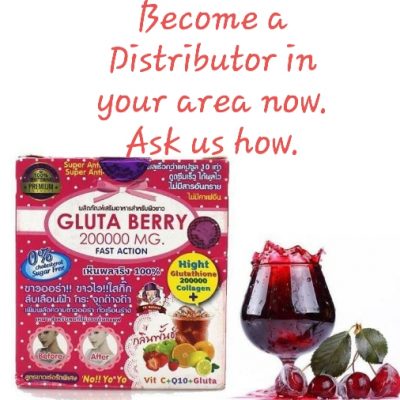 GLUTA BERRY 200 000mg Drinking Powder Fast Action - Wholesale