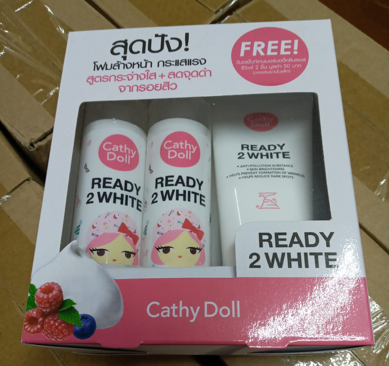 Cathy Doll ready 2 white lightening foam cleanser 100ml - Image 2