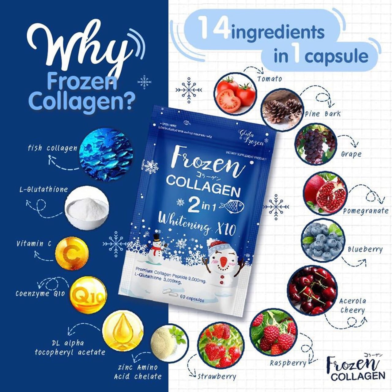 Frozen collagen capsules original (60 Capsules) - R300 - Image 4